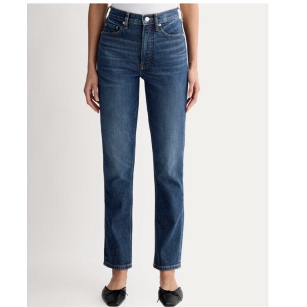 Everlane The Original Cheeky Jean in Indigo - Medium Wash - 27 (short)
